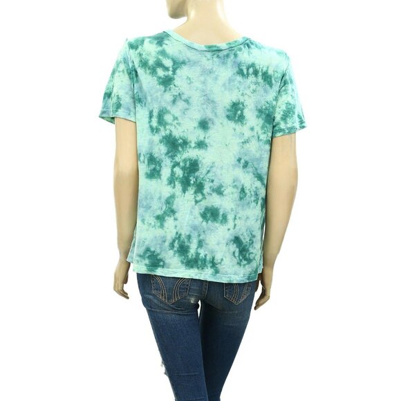 Free People We The Free Riptide Tee Blouse Top Tie & Dye Vintage S New 226891 - Picture 6 of 7